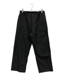 MHL（エムエイチエル）の古着「WOOL COTTON DRILL PANTS」｜グレー