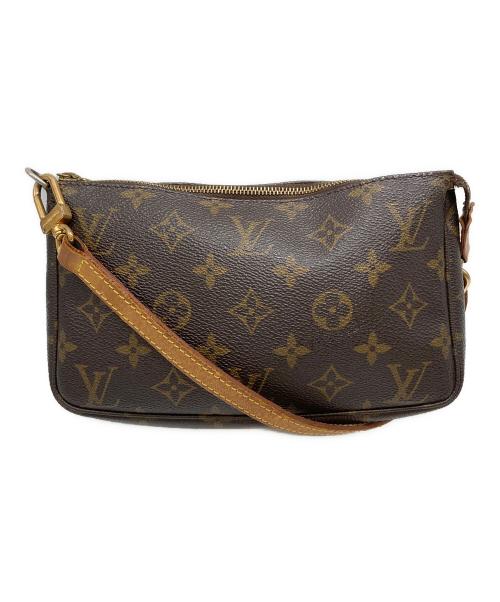 LOUIS VUITTON（ルイ ヴィトン）LOUIS VUITTON (ルイ ヴィトン) ショルダーポーチ ブラウンの古着・服飾アイテム