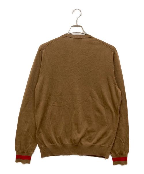 dunhill（ダンヒル）dunhill (ダンヒル) Vネックニット ブラウン サイズ:SIZE Lの古着・服飾アイテム