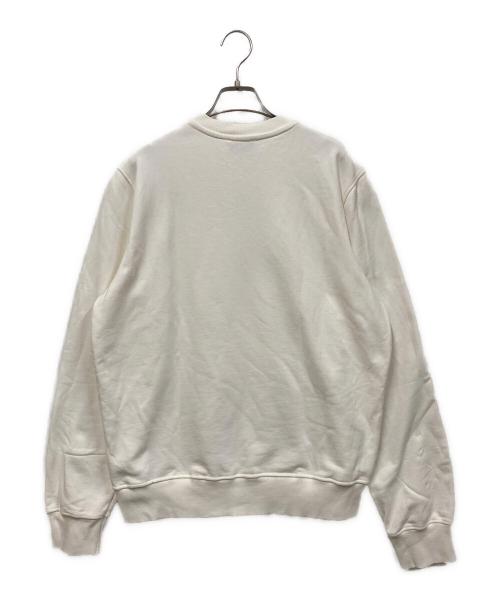 DIESEL（ディーゼル）DIESEL (ディーゼル) クルーネックスウェット ホワイト×レッド サイズ:SIZE Mの古着・服飾アイテム