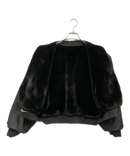 NIKE（ナイキ）NIKE (ナイキ) NSW FAUX FUR BOMBEER ブラック サイズ:SIZE Lの古着・服飾アイテム