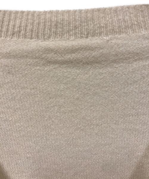 MUSE de Deuxieme Classe（ミューズ ドゥーズィエム クラス）MUSE de Deuxieme Classe (ミューズ ドゥーズィエム クラス) クルーネックプルオーバーニット ベージュ サイズ:表記なしの古着・服飾アイテム