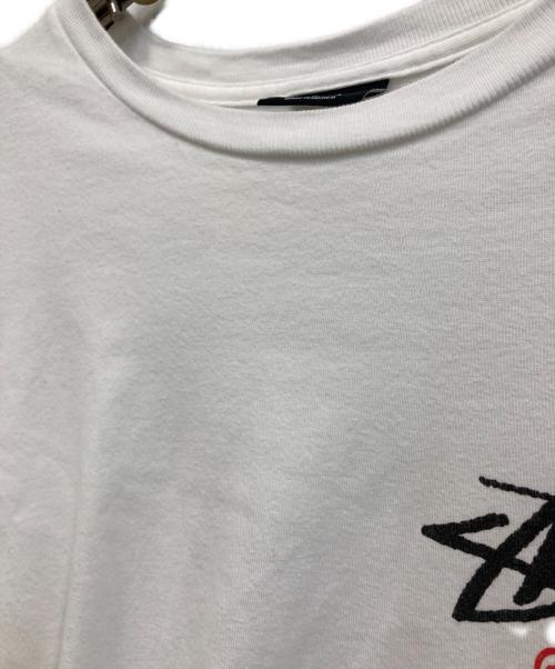 stussy（ステューシー）stussy (ステューシー) 半袖Tシャツ ホワイト サイズ:Mの古着・服飾アイテム