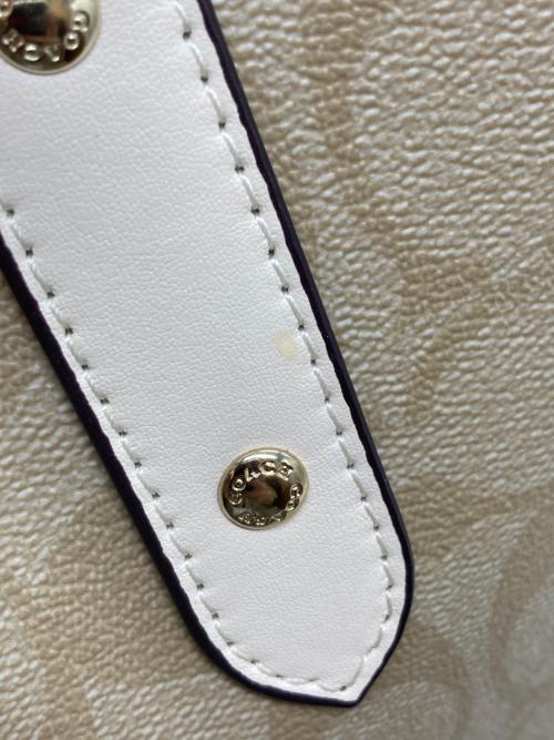 COACH（コーチ）COACH (コーチ) シグネチャートートバッグ ベージュ サイズ:表記なしの古着・服飾アイテム