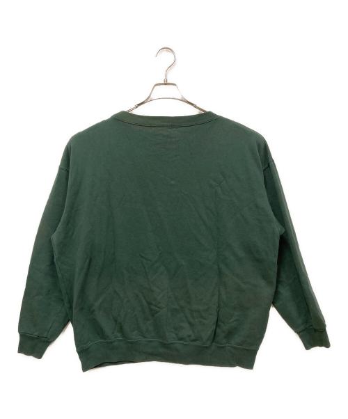 Spick and Span（スピックアンドスパン）Spick and Span (スピックアンドスパン) ルーズロゴスウェット2 グリーン サイズ:表記なしの古着・服飾アイテム