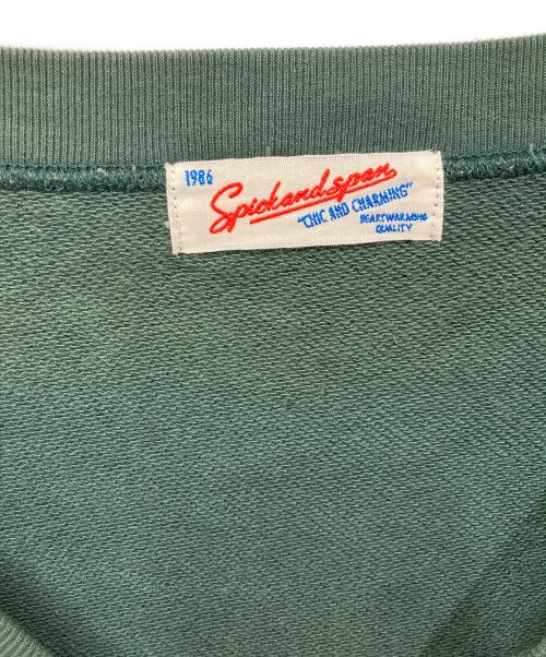 Spick and Span（スピックアンドスパン）Spick and Span (スピックアンドスパン) ルーズロゴスウェット2 グリーン サイズ:表記なしの古着・服飾アイテム