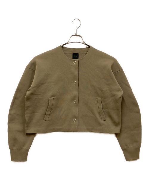 Spick and Span（スピック＆スパン）Spick and Span (スピックアンドスパン) リングドットボタンニットジャケット ベージュ サイズ:-の古着・服飾アイテム