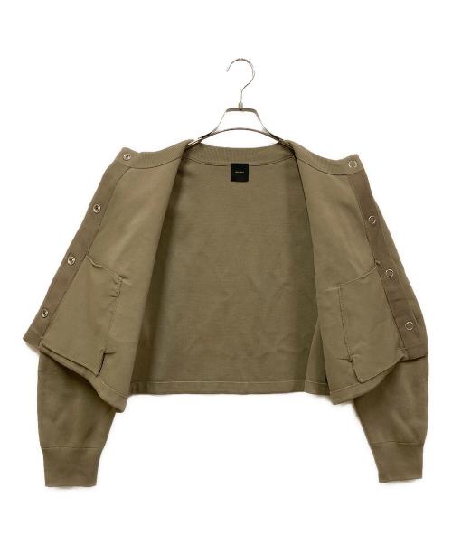 Spick and Span（スピック＆スパン）Spick and Span (スピックアンドスパン) リングドットボタンニットジャケット ベージュ サイズ:-の古着・服飾アイテム