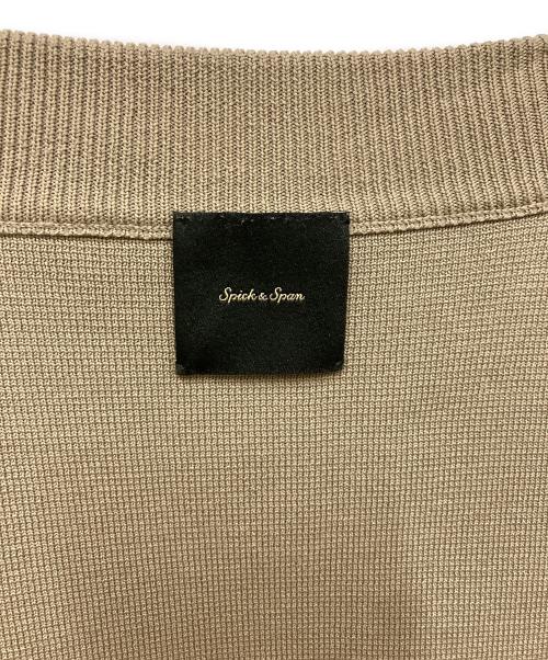 Spick and Span（スピック＆スパン）Spick and Span (スピックアンドスパン) リングドットボタンニットジャケット ベージュ サイズ:-の古着・服飾アイテム