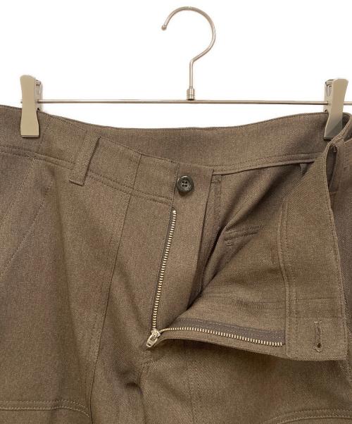 Spick and Span（スピック＆スパン）Spick and Span (スピックアンドスパン) ウールライクルーズベイカーパンツ ブラウン サイズ:-の古着・服飾アイテム