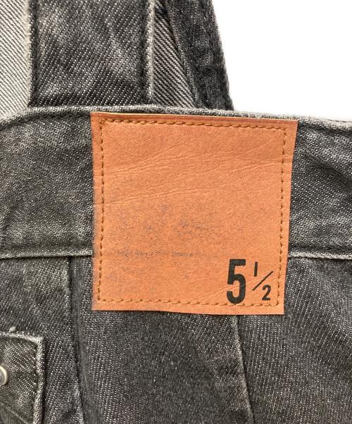 Spick and Span（スピック＆スパン）Spick and Span (スピックアンドスパン) 5 1/2 SOFTFLARE OVERALLS ブラック サイズ:-の古着・服飾アイテム