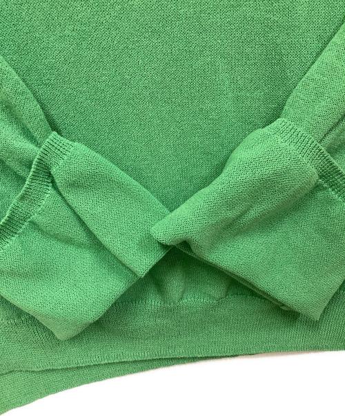 Spick and Span（スピックアンドスパン）Spick and Span (スピックアンドスパン) ペーパーヤーンボートネックニット グリーン サイズ:表記なしの古着・服飾アイテム