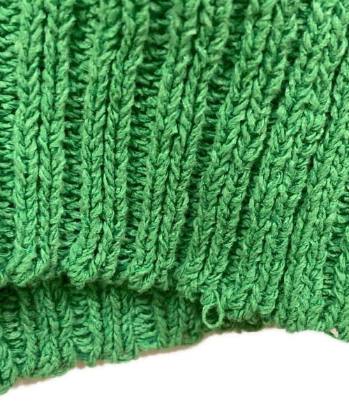 Spick and Span（スピック＆スパン）Spick and Span (スピックアンドスパン) ペーパーヤーン2Way プルオーバー グリーン サイズ:表記なしの古着・服飾アイテム