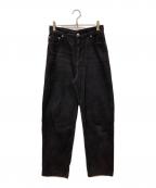 Spick and Spanスピックアンドスパン）の古着「ガーメントダイコーデュロイパンツ」｜ブラック