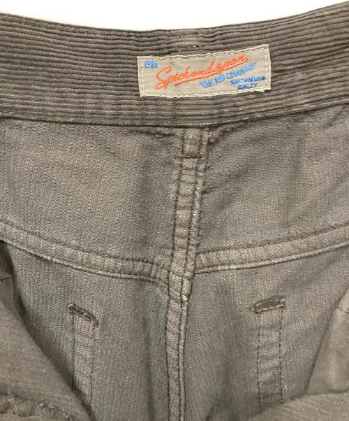 Spick and Span（スピック＆スパン）Spick and Span (スピックアンドスパン) ガーメントダイコーデュロイパンツ ブラック サイズ:SIZE 36の古着・服飾アイテム