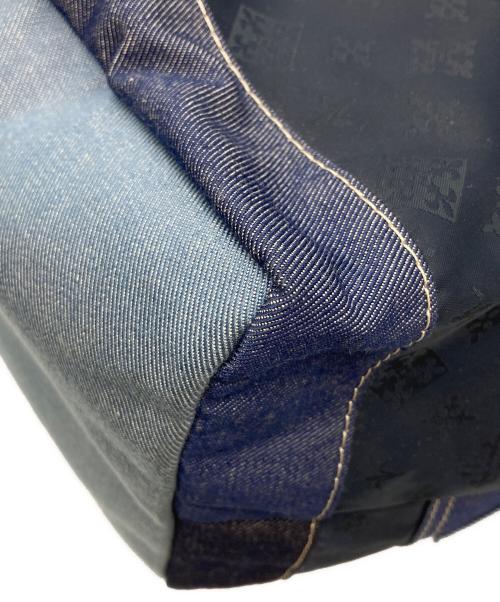russet（ラシット）russet (ラシット) デニムパッチワークトートバッグ ネイビー サイズ:表記なしの古着・服飾アイテム