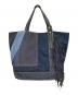 russet (ラシット) デニムパッチワークトートバッグ ネイビー サイズ:表記なし：6000円