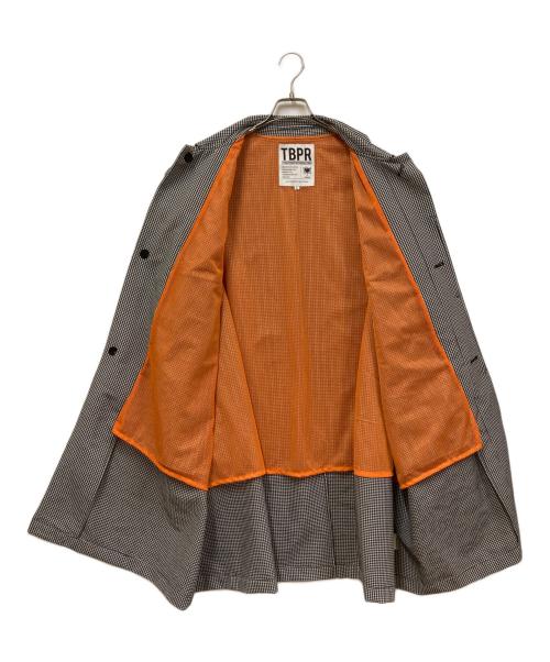 TIGHTBOOTH PRODUCTION（タイトブースプロダクション）TIGHTBOOTH PRODUCTION (タイトブースプロダクション) GINGHAM BIG COAT ホワイト×ブラック サイズ:SIZE Lの古着・服飾アイテム