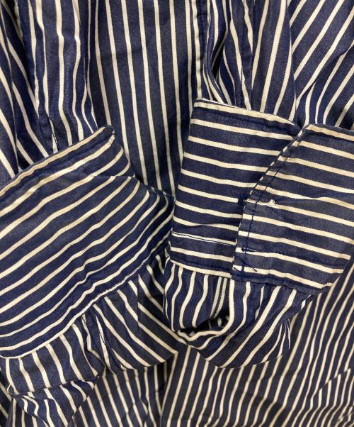 THE SEED BY WILLY CHAVARRIA（ザ シード バイ ウィリーチャバリア）THE SEED BY WILLY CHAVARRIA (ザ シード バイ ウィリーチャバリア) ストライプシャツ ブルー×ホワイト サイズ:SIZE 40の古着・服飾アイテム