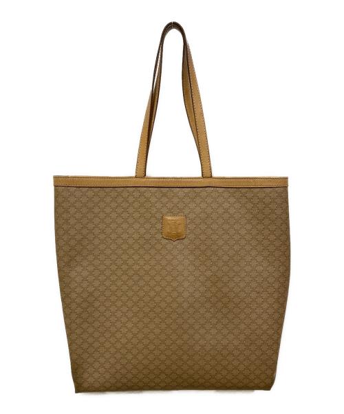 CELINE（セリーヌ）CELINE (セリーヌ) マカダム柄オールドトートバッグ ベージュ サイズ:表記なしの古着・服飾アイテム