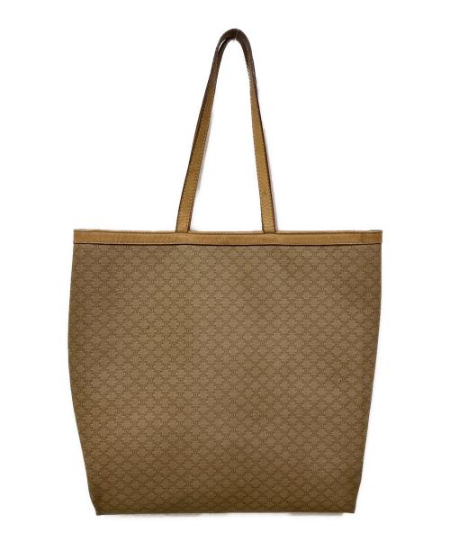 CELINE（セリーヌ）CELINE (セリーヌ) マカダム柄オールドトートバッグ ベージュ サイズ:表記なしの古着・服飾アイテム