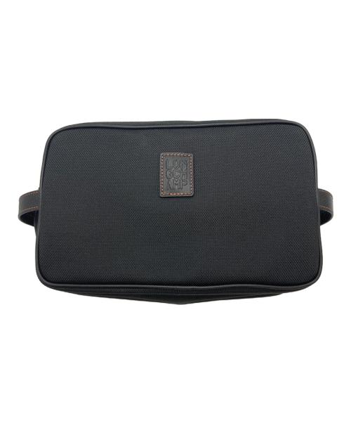 LONGCHAMP（ロンシャン）LONGCHAMP (ロンシャン) ボックスフォード トイレタリーケース ブラック サイズ:表記なしの古着・服飾アイテム