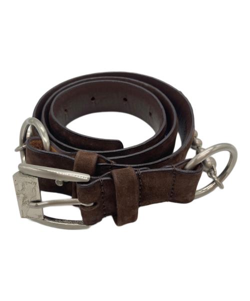 ISSEY MIYAKE PERMANENTE（イッセイミヤケ ペルマネンテ）ISSEY MIYAKE PERMANENTE (イッセイミヤケ ペルマネンテ) レザーベルト ブラウン サイズ:表記なしの古着・服飾アイテム