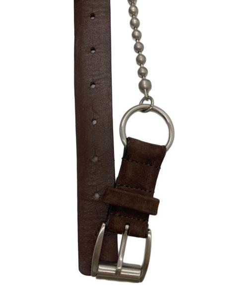 ISSEY MIYAKE PERMANENTE（イッセイミヤケ ペルマネンテ）ISSEY MIYAKE PERMANENTE (イッセイミヤケ ペルマネンテ) レザーベルト ブラウン サイズ:表記なしの古着・服飾アイテム