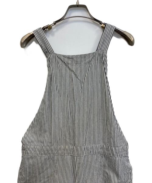 DANTON（ダントン）DANTON (ダントン) コットンリネンサロペット ホワイト×グレー サイズ:36の古着・服飾アイテム