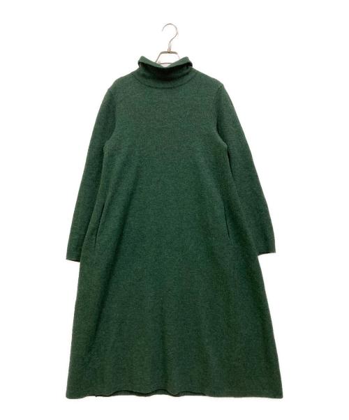 45R（フォーティファイブ・アール）45R (フォーティファイブ・アール) ニットワンピース グリーン サイズ:SIZE 2の古着・服飾アイテム