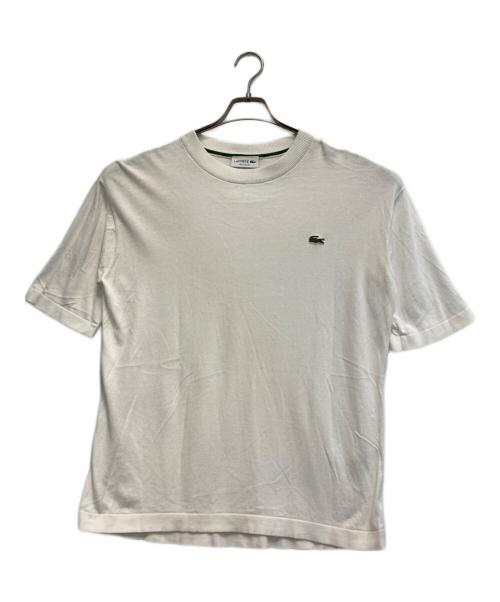 LACOSTE（ラコステ）LACOSTE (ラコステ) リラックスフィット ニット Tシャツ ホワイト サイズ:Mの古着・服飾アイテム