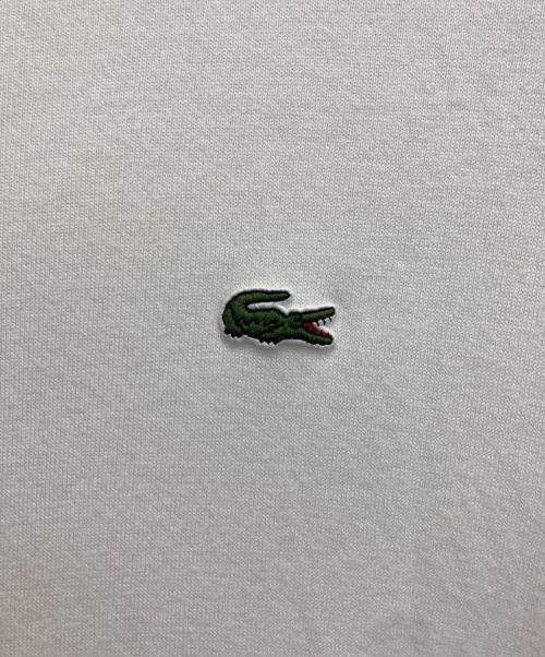 LACOSTE（ラコステ）LACOSTE (ラコステ) リラックスフィット ニット Tシャツ ホワイト サイズ:Mの古着・服飾アイテム