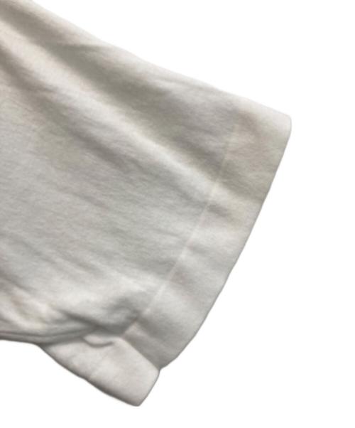 LACOSTE（ラコステ）LACOSTE (ラコステ) リラックスフィット ニット Tシャツ ホワイト サイズ:Mの古着・服飾アイテム