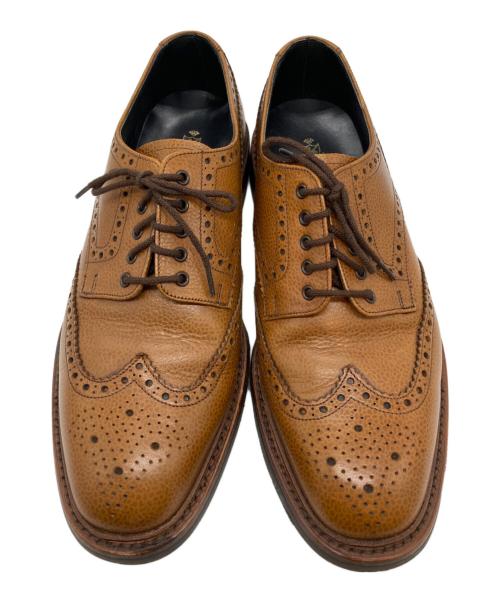 HERRING SHOES（ヘリングシューズ）Herring Shoes (ヘリングシューズ) ウィングチップシューズ ブラウン サイズ:SIZE Mの古着・服飾アイテム