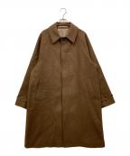 STEVEN ALANスティーブンアラン）の古着「TOP WR MLTN CMP BALMACAAN COAT」｜ブラウン