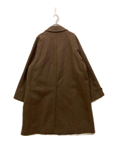 STEVEN ALAN（スティーブンアラン）STEVEN ALAN (スティーブンアラン) TOP WR MLTN CMP BALMACAAN COAT ブラウン サイズ:SIZE Lの古着・服飾アイテム