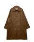 STEVEN ALAN（スティーブンアラン）の古着「TOP WR MLTN CMP BALMACAAN COAT」｜ブラウン