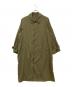 STEVEN ALAN（スティーブンアラン）の古着「NYLON BAL COLLAR COAT」｜カーキ