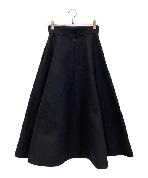 SHE TOKYO（シートーキョー）SHE Tokyo (シートーキョー) メルトンフレアスカート ネイビー サイズ:SIZE 36の古着・服飾アイテム