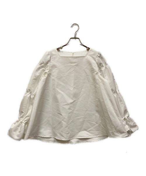Bluelea（ブルレア）BLUELEA (ブルレア) Braid Blouse ホワイト サイズ:SIZE Freeの古着・服飾アイテム