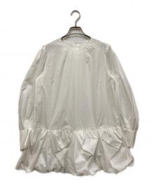 CADUNE（カデュネ）の古着「バルーン裾チュニック」｜ホワイト