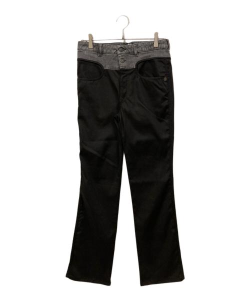 DIESEL（ディーゼル）DIESEL (ディーゼル) ストレッチ ブーツカットパンツ ブラック サイズ:SIZE W29の古着・服飾アイテム