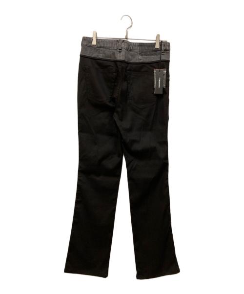 DIESEL（ディーゼル）DIESEL (ディーゼル) ストレッチ ブーツカットパンツ ブラック サイズ:SIZE W29の古着・服飾アイテム