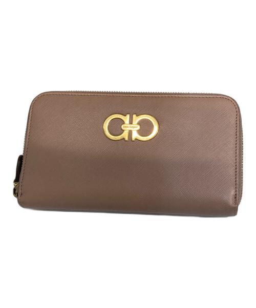 Salvatore Ferragamo（サルヴァトーレ フェラガモ）Salvatore Ferragamo (サルヴァトーレ フェラガモ) 長財布 ピンク サイズ:表記なしの古着・服飾アイテム