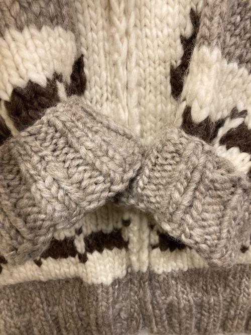 KANATA（カナタ）KANATA (カナタ) カウチンニットカーディガン ベージュ サイズ:表記なしの古着・服飾アイテム