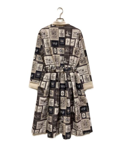 F i.n.t（フィント）F i.n.t (フィント) クレリックヨーク切替ワンピース ベージュ サイズ:SIZE Freeの古着・服飾アイテム