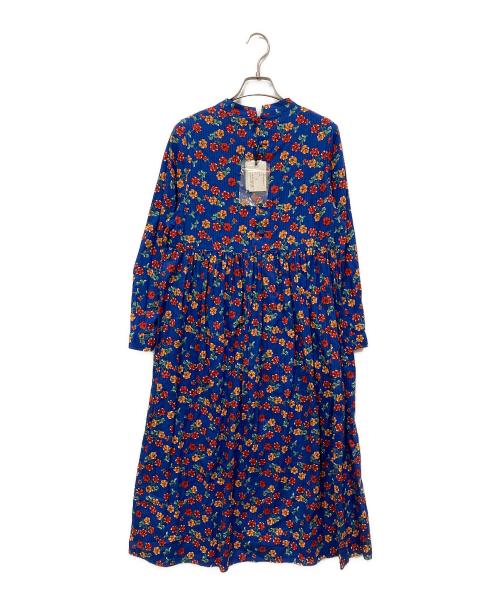 bulle de savon（ビュル デ サボン）bulle de savon (ビュル デ サボン) 花柄ワンピース ネイビー サイズ:SIZE Freeの古着・服飾アイテム