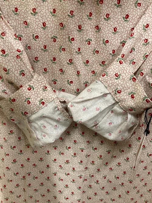 bulle de savon（ビュル デ サボン）bulle de savon (ビュル デ サボン) ビュルデサボンチューリッププリントブラウス ベージュ サイズ:SIZE Freeの古着・服飾アイテム