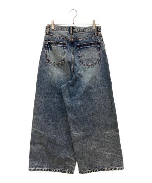 ichi（イチ）ichi (イチ) ワイドデニムパンツ インディゴ サイズ:SIZE 1の古着・服飾アイテム