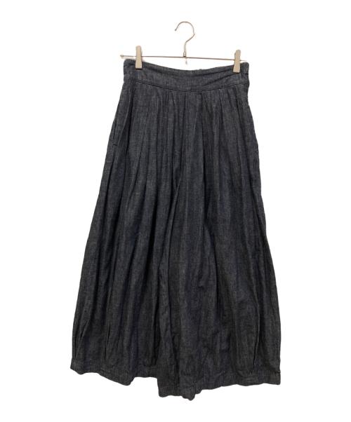 HARVESTY（ハーベスティー）HARVESTY (ハーベスティー) 綿麻デニム サーカス キュロット インディゴ サイズ:1の古着・服飾アイテム